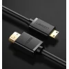 Ugreen HDMI  - mini HDMI kábel 3D Ethernet ARC 1m fekete (HD108 10195) thumbnail