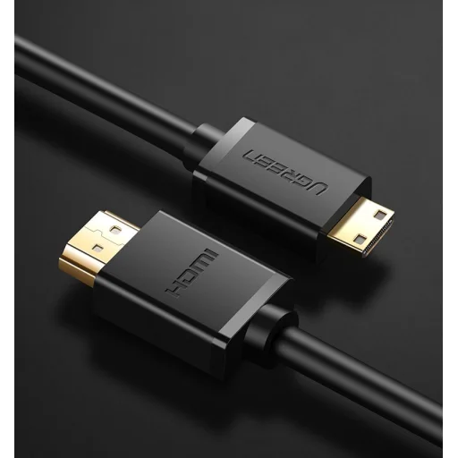 Ugreen HDMI  - mini HDMI kábel 3D Ethernet ARC 1m fekete (HD108 10195) - 11