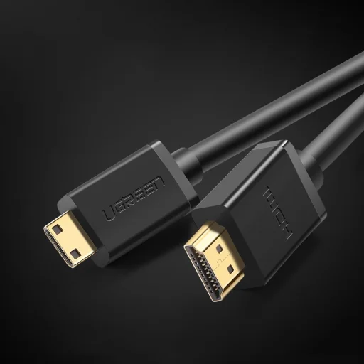 Ugreen HDMI  - mini HDMI kábel 3D Ethernet ARC 1m fekete (HD108 10195) - 21
