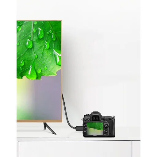 Ugreen HDMI  - mini HDMI kábel 3D Ethernet ARC 1m fekete (HD108 10195) - 2