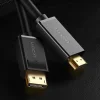 Ugreen DisplayPort to HDMI kábel 4K 30Hz 32 AWG 2m fekete (DP101 10202) - 17