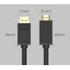 Ugreen DisplayPort to HDMI kábel 4K 30Hz 32 AWG 2m fekete (DP101 10202) - 24