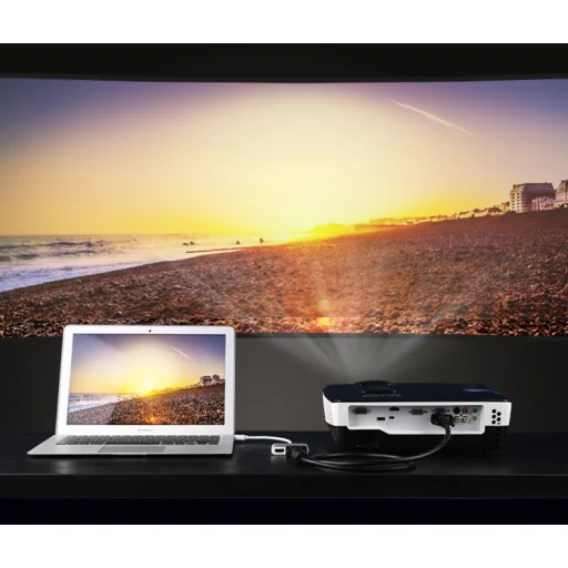 Ugreen HDMI / VGA - mini DisplayPort átalakító, adapter 4K@30 Hz Full HD 1080p fehér (MD108 10427) - 3