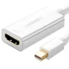 Ugreen FHD (1080p) HDMI (aljzat) - Mini DisplayPort (Bemenet - Thunderbolt 2.0) adapter, átalakító fehér (MD112 10460) thumbnail