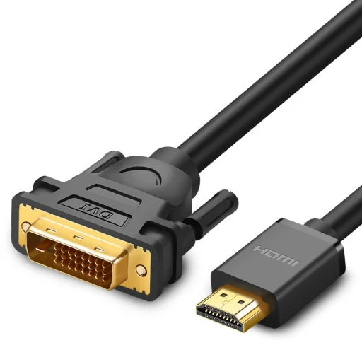 Ugreen HDMI - DVI 24+1pin kábel FHD 60Hz 1,5m fekete (HD106 11150) - 1