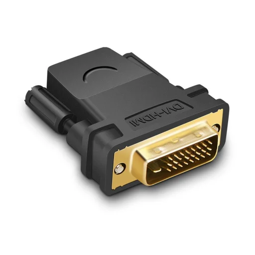 Ugreen HDMI (aljzat) - DVI 24+1 (csatlakozó) átalakító, adapter FHD 60Hz fekete (20124) - 3