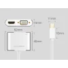 Ugreen HDMI / VGA - mini DisplayPort átalakító, adapter Full HD 1080p fehér (MD115 20421) thumbnail