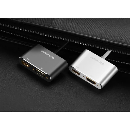 Ugreen HDMI / VGA - mini DisplayPort átalakító, adapter Full HD 1080p fehér (MD115 20421) - 22