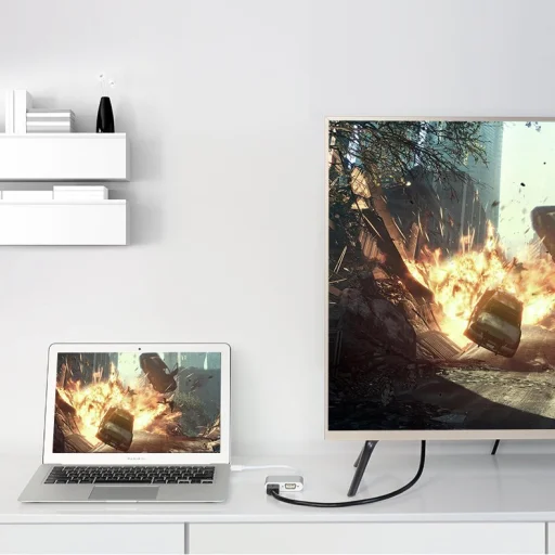 Ugreen HDMI / VGA - mini DisplayPort átalakító, adapter Full HD 1080p fehér (MD115 20421) - 25