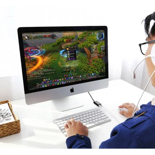 Ugreen USB 2.0 - 3.5mm mini jack külső hangkártya, adapter fehér (US205 30143) - 20