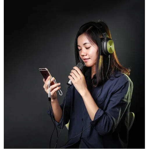 UGREEN 3.5mm audio és mikrofon jel elosztó adapter 20Cm fekete (AV141 30620) - 8