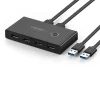 Ugreen 4xUSB 3.2 Gen 1 HUB elosztó, kapcsolóval fekete (US216 30768) thumbnail