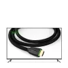 Ugreen High End HDMI 2.0 nylon fonatos kábel 4K 60Hz 3D 18Gbps HDR ARC Ethernet (HEC) 48bit 1.5m fekete (HD118 40409) thumbnail