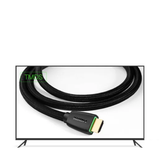 Ugreen High End HDMI 2.0 nylon fonatos kábel 4K 60Hz 3D 18Gbps HDR ARC Ethernet (HEC) 48bit 1.5m fekete (HD118 40409) - 7