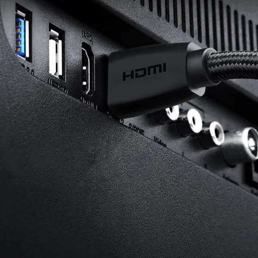 Ugreen High End HDMI 2.0 nylon fonatos kábel 4K 60Hz 3D 18Gbps HDR ARC Ethernet (HEC) 48bit 1.5m fekete (HD118 40409) - 9