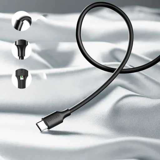 Ugreen USB - USB Type-C kábel 480Mbps 3A kábel 1.5m fekete (US287 60117) - 6