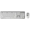 HAMA KMW-700 Vezeték nélküli billentyűzet + Egér US Angol kiosztással ezüst / fehér thumbnail