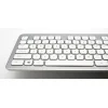 HAMA KMW-700 Vezeték nélküli billentyűzet + Egér US Angol kiosztással ezüst / fehér thumbnail