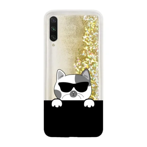 CaseGadget Liquid Cat tok XIAOMI MI CC9E / MI A3 arany - 1