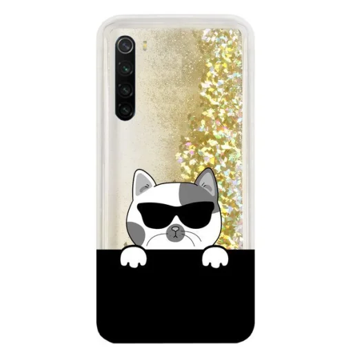 CaseGadget Liquid Cat tok XIAOMI REDMI NOTE 8 arany - 1