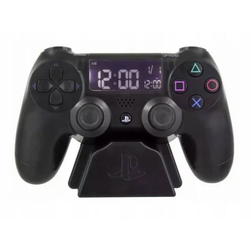 Paladone DualShock 4 Playstation érbesztőóra fekete - 1