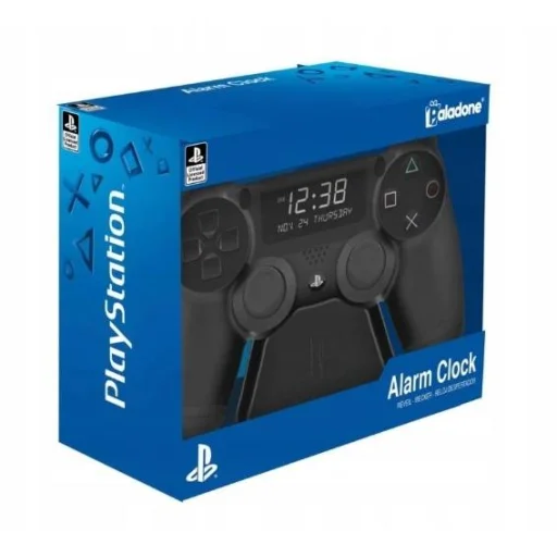 Paladone DualShock 4 Playstation érbesztőóra fekete - 2
