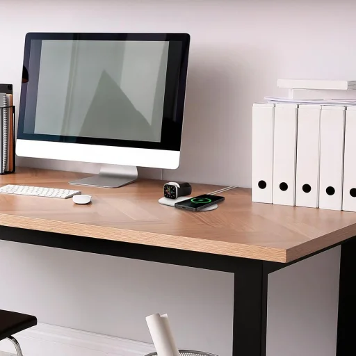 Spigen Magfit Duo Apple Magsafe És Apple Watch Töltő Tartó Fehér (AMP02797) - 7