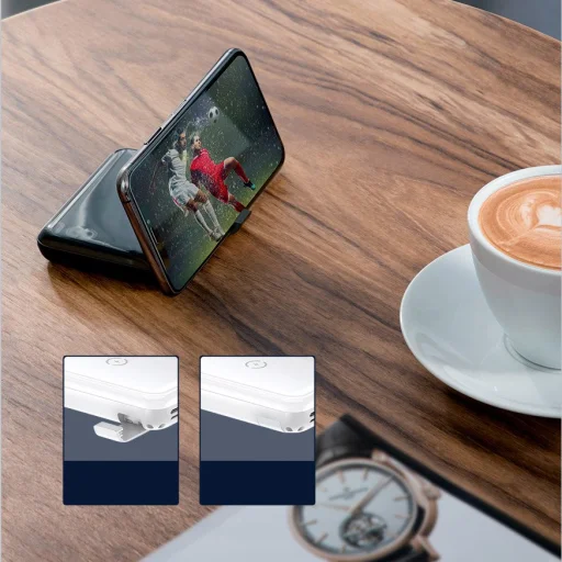 Baseus Mini S powerbank 10000mAh 18W Qi vezeték nélküli töltéssel 10W fehér (PPXFF10W-02) - 20