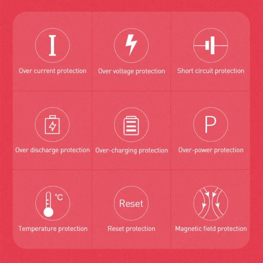 Baseus Mini S powerbank 10000mAh 3A integrált Lightning kábellel fekete (PPXF-B01) - 11