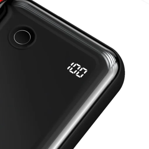 Baseus Mini S powerbank 10000mAh 3A integrált Lightning kábellel fekete (PPXF-B01) - 2