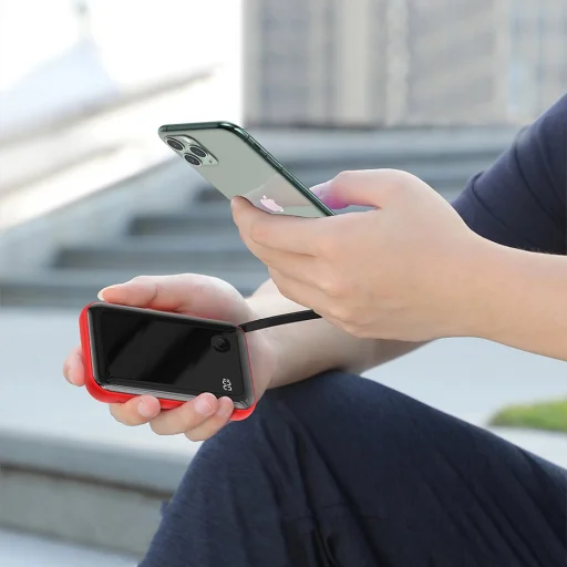 Baseus Mini S powerbank 10000mAh 3A integrált Lightning kábellel fekete (PPXF-B01) - 7