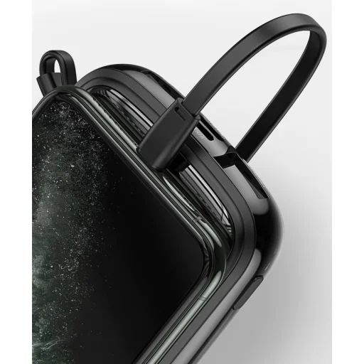 Baseus Q pow powerbank 10000 mAh 3A 15W 2x USB / USB Type-C integrált Type-C kábellel piros (PPQD-A09) - 14