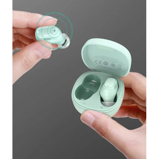 Baseus Encok WM01 TWS vezeték nélküli Bluetooth 5.0 fülhallgató zöld (NGWM01-06) - 15