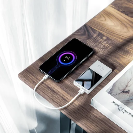 Baseus Super Mini powerbank 10000mAh, USB + USB-C, FCP, AFC, QC 3.0, PD, 22.5W fehér (PPMN-A02) - 9