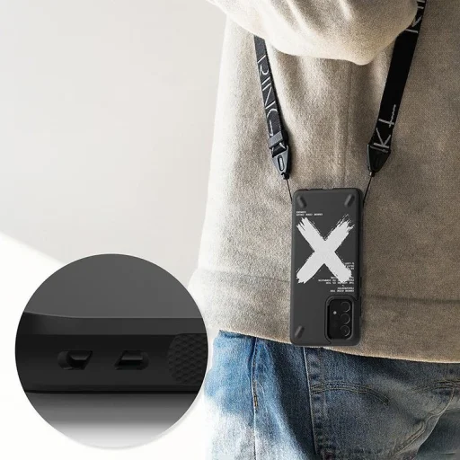 Ringke Onyx Design tok Samsung A72 4G fekete Paint (OXSG0047) - 6