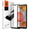 Samsung A42 5G kijelzővédő üvegfólia fekete kerettel Spigen Glass.Fc (AGL02305) thumbnail
