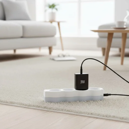 USB-C hálózati töltő adapter Blue Star QC4.0 PD 3A 35W TFB-TC-35WPD fekete - 3