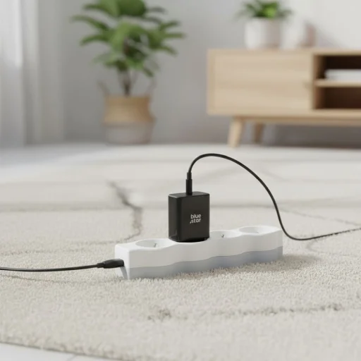 USB-C hálózati töltő adapter Blue Star QC4.0 PD 3A 35W TFB-TC-35WPD fekete - 5