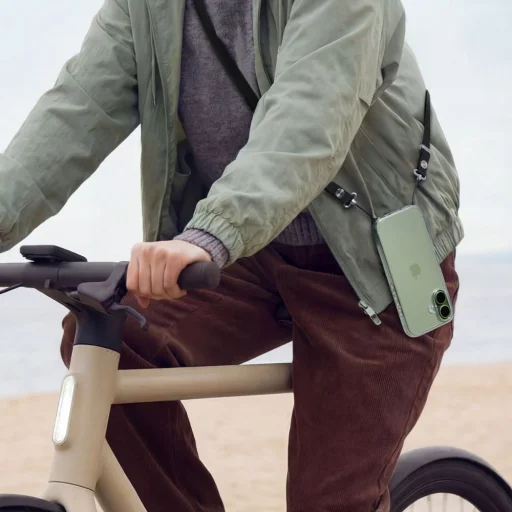 Spigen DA30L Lanyard Strap Crossbody Fekete - 11