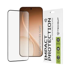 Oppo Reno15 Pro Fekete Techsuit - 111D Teljes Borítású / Teljes Ragasztású Üveg üvegfólia