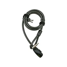 STANLEY S741-163 családi kulcskábeles kerékpár zár, 3 kulcsos, 2400 mm hosszúság