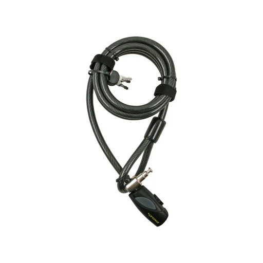 STANLEY S741-163 családi kulcskábeles kerékpár zár, 3 kulcsos, 2400 mm hosszúság - 1