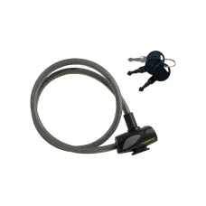 STANLEY S755-203 kulcskábeles kerékpár zár, 3 kulcsos, 900 mm hosszúság