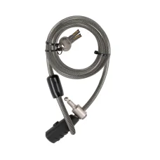 STANLEY S741-159 családi kulcskábeles kerékpár zár, 3 kulcsos, 2400 mm hosszúság