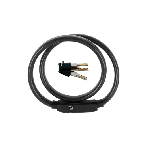 STANLEY S741-161 fényvisszaverős kulcskábeles kerékpár zár, 3 kulcsos, 1200 mm hosszúság - 1