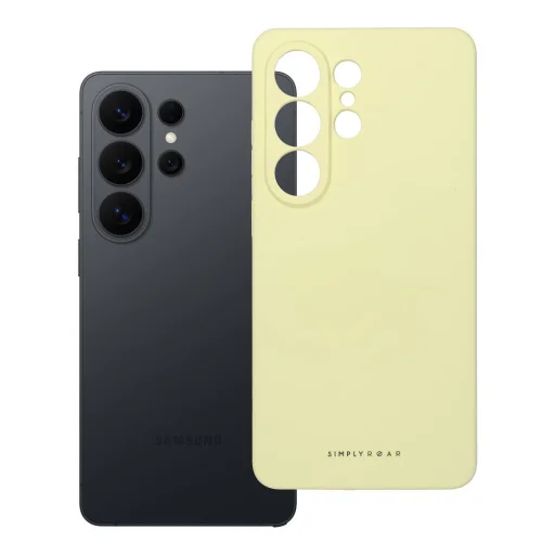 Samsung Galaxy S26 Ultra puzdro ROAR Cloud Skin svetložlté puzdro - 8