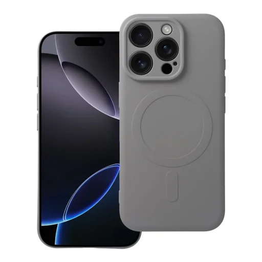 iPhone 16 Pro tok szilikon mágneses tok titánszürke - 1