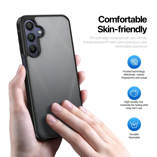 Samsung Galaxy A17 tok DUX DUCIS YIND fekete tok - 5