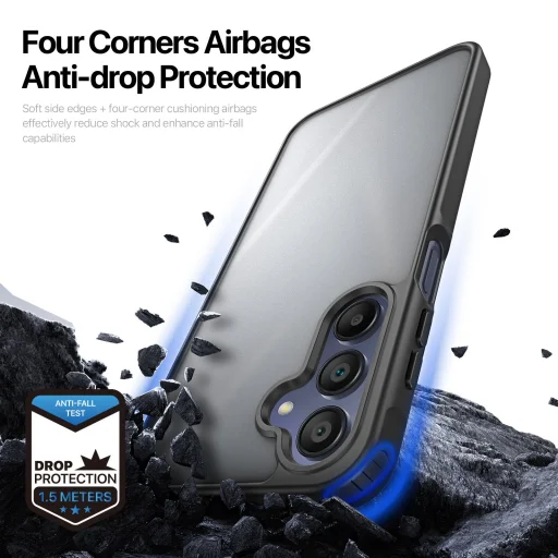 Samsung Galaxy A17 tok DUX DUCIS YIND fekete tok - 7