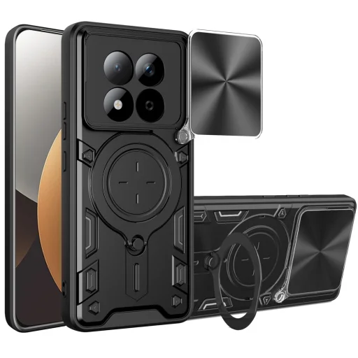 Xiaomi Redmi Note 15 Pro 5G Fekete Techsuit CamGuard Pro tok - 1